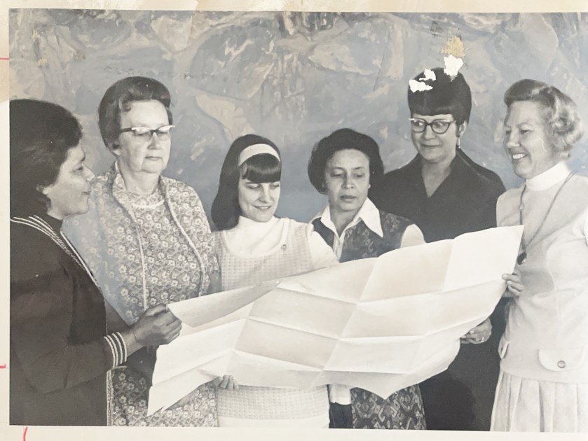 n.d. Carmen Singh, Verna McClain, Kathy and Nancy Ochoa, Evelyn... (Courtesy Ingried Lowman)